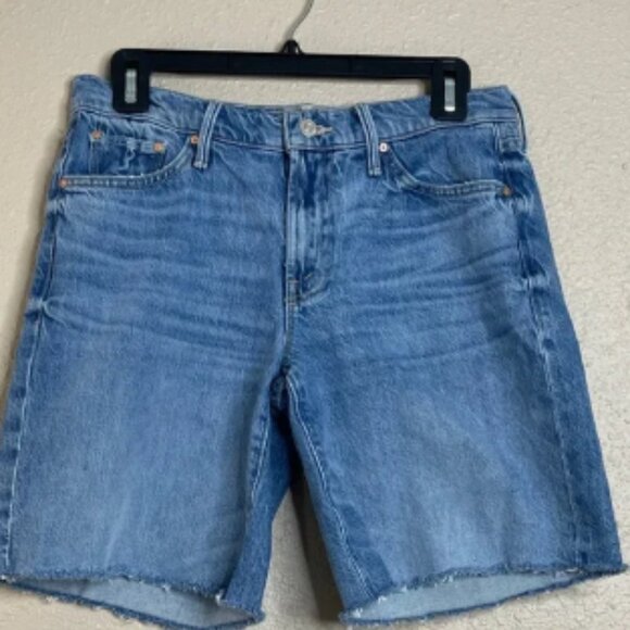 MOTHER SUPERIOR The Down Low Undercover Short Fray Cutoff Denim Shorts Size 27 - Picture 1 of 6
